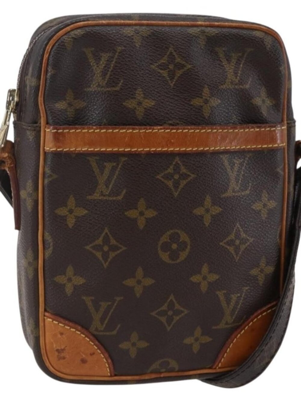 Authentic LOUIS VUITTON Monogram Danube Shoulder Bag M45266 LV